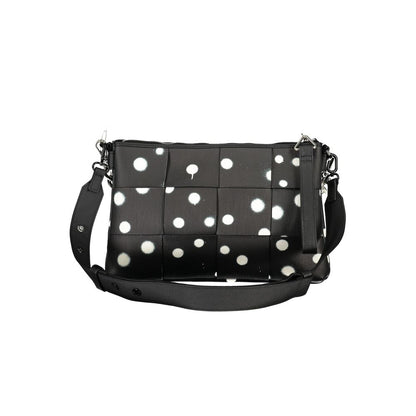 Black Polyurethane Women Bag