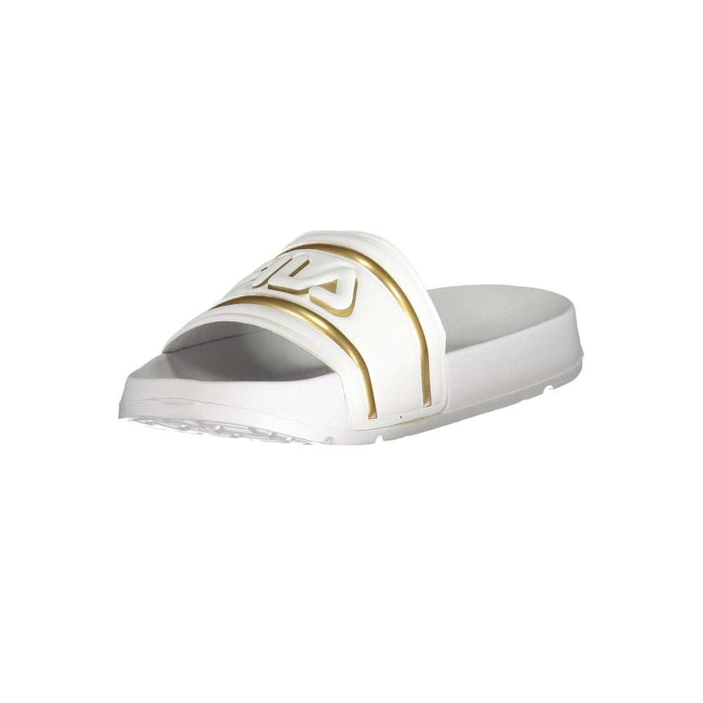 White Polyurethane Women Slipper