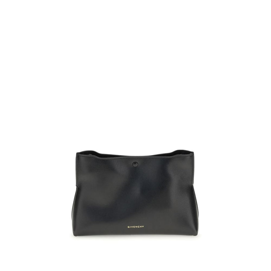 Black Calf Leather Bos Taurus Clutch Bag