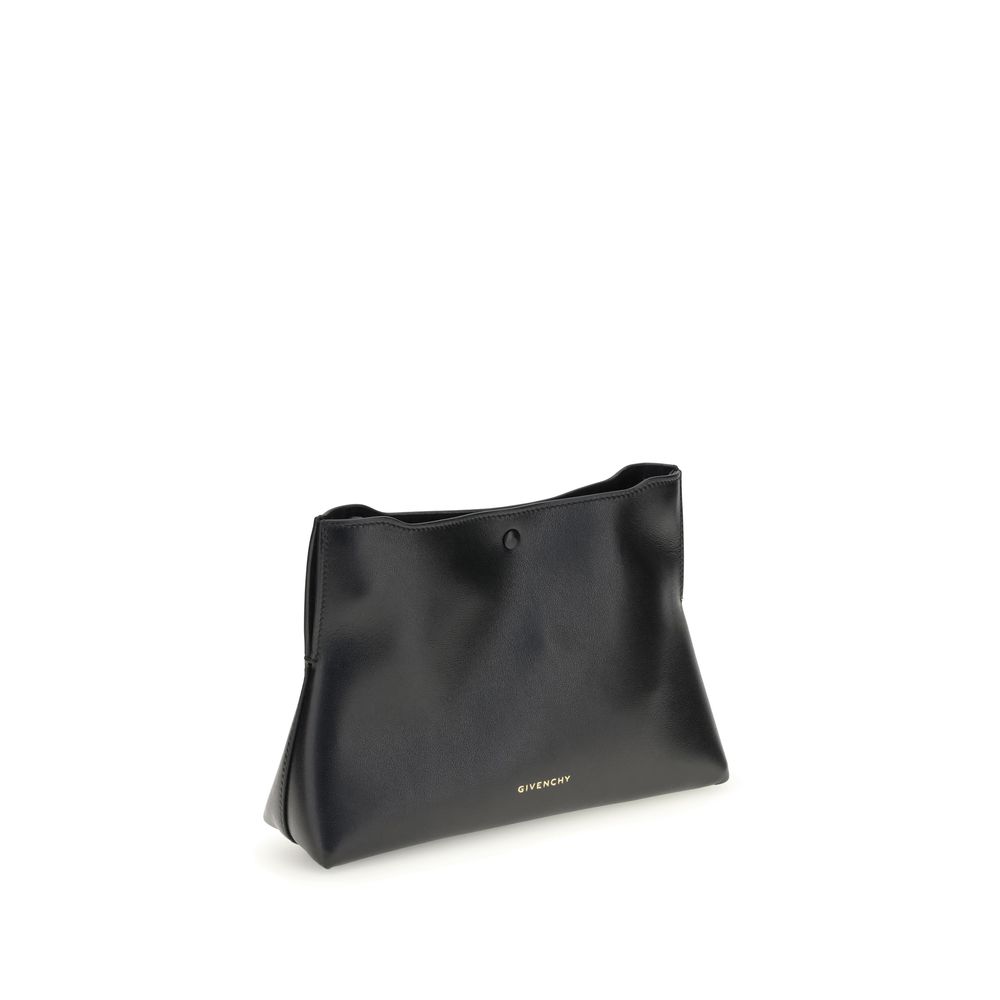 Black Calf Leather Bos Taurus Clutch Bag