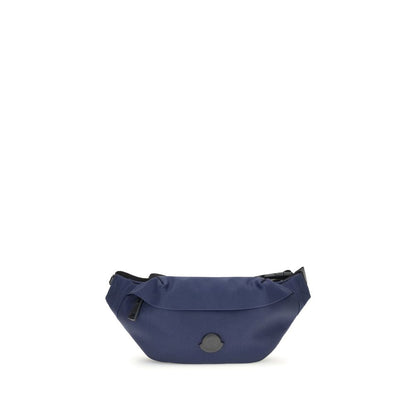 Blue Nylon Clutch Bag