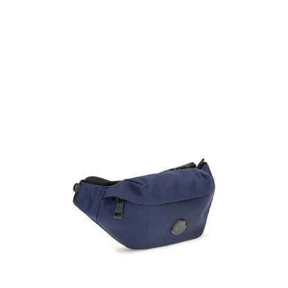 Blue Nylon Clutch Bag