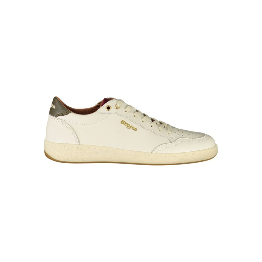 White Leather Men Sneaker