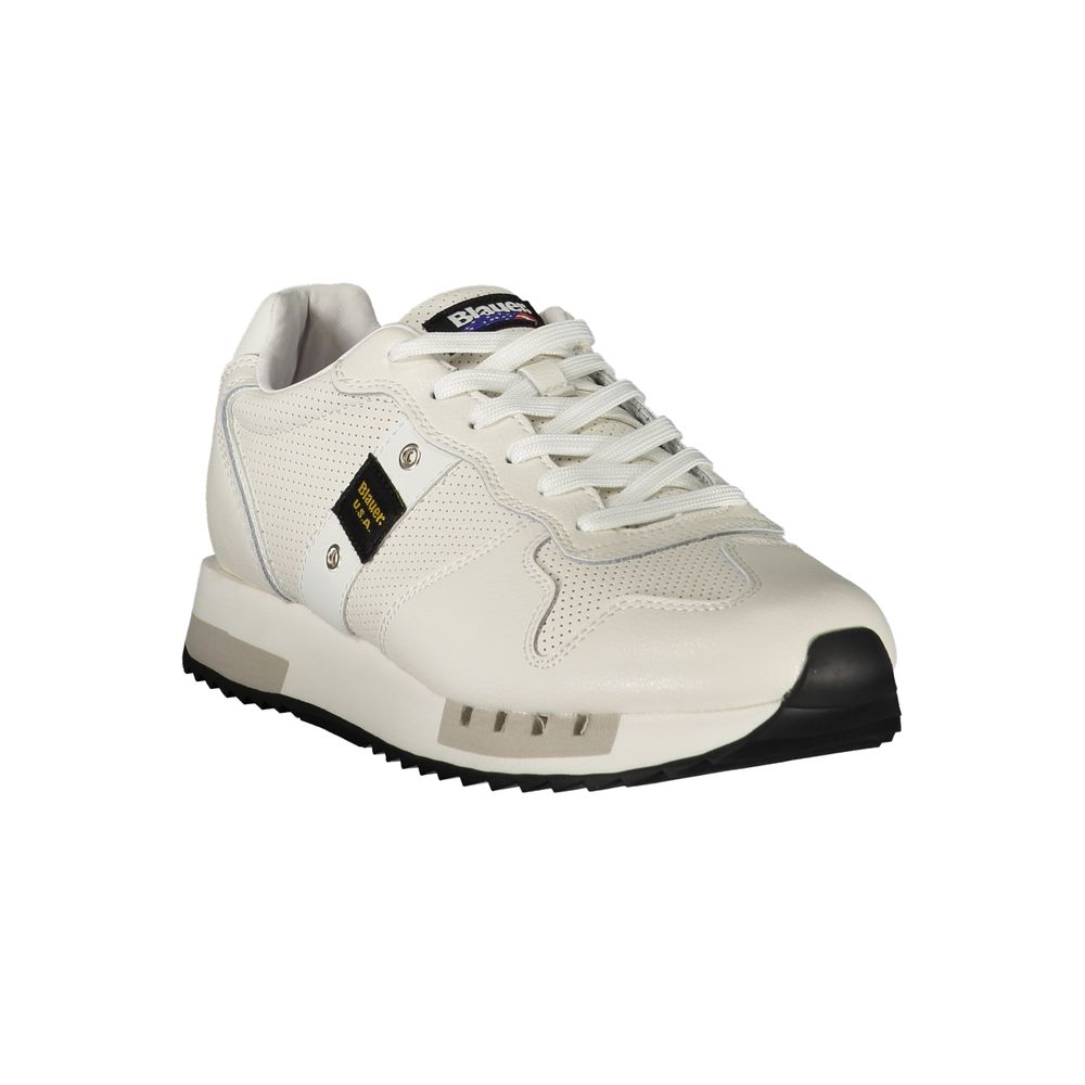 White Leather Men Sneaker