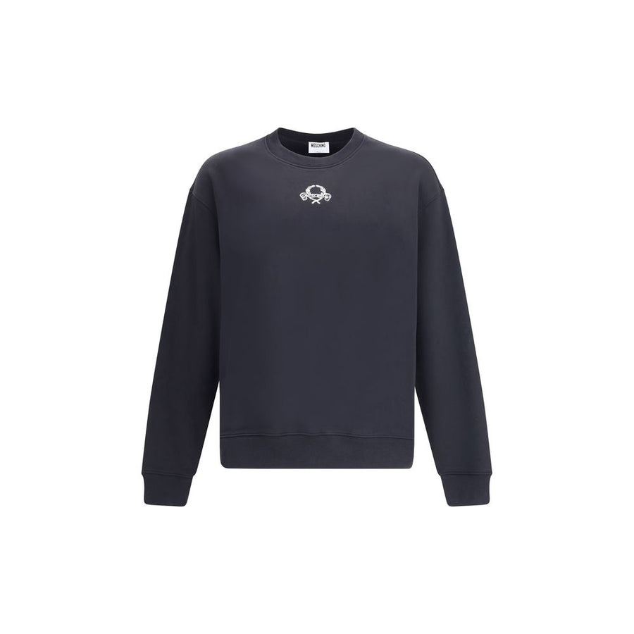 Black Cotton Sweatshirt