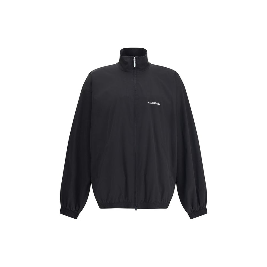 Black Polyester Shell Jacket