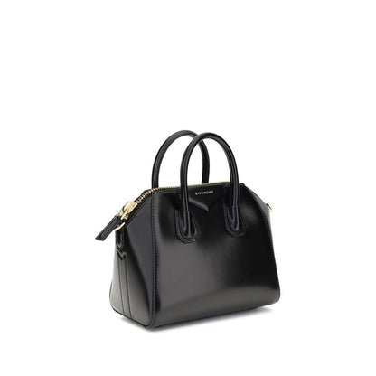 Black Calf Leather Bos Taurus Handbag