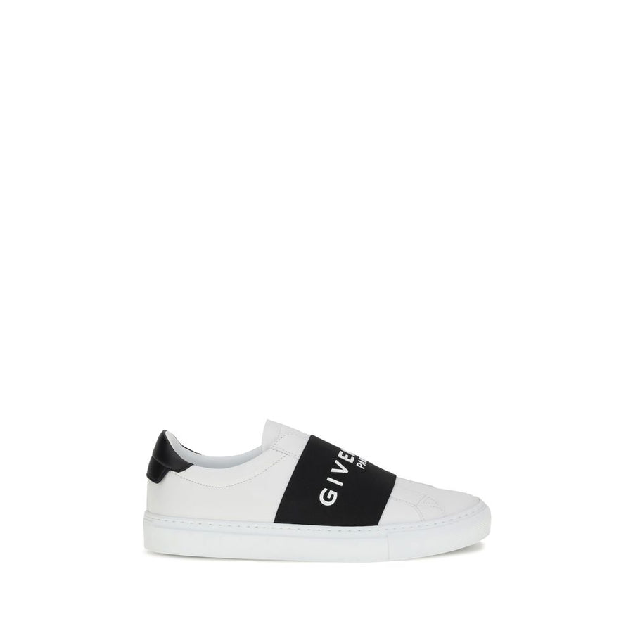 White Calf Leather Bos Taurus Low Top Sneakers