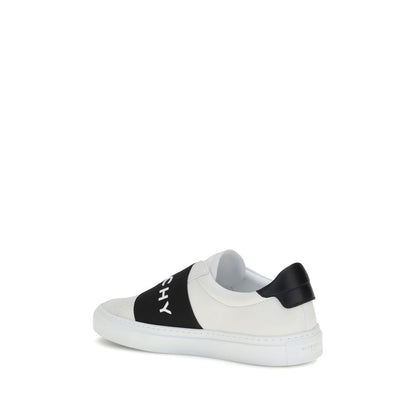 White Calf Leather Bos Taurus Low Top Sneakers