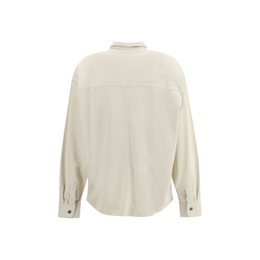 White Cotton Dress Shirt