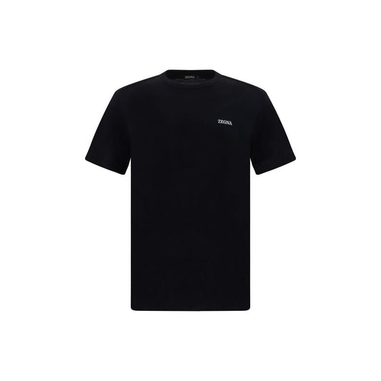 Black Cotton T-Shirt