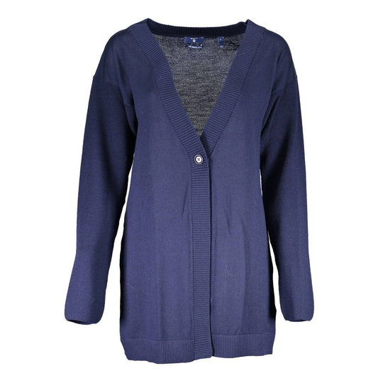 Blu Wool Women Cardigan