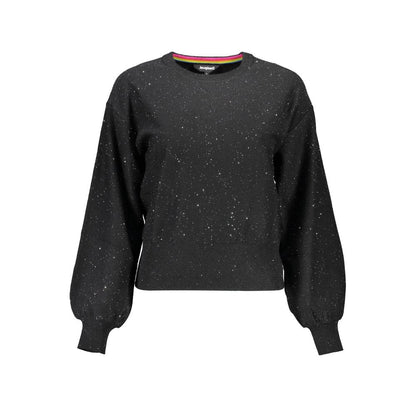 Black Polyester Sweatshirt