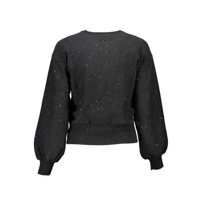 Black Polyester Sweatshirt