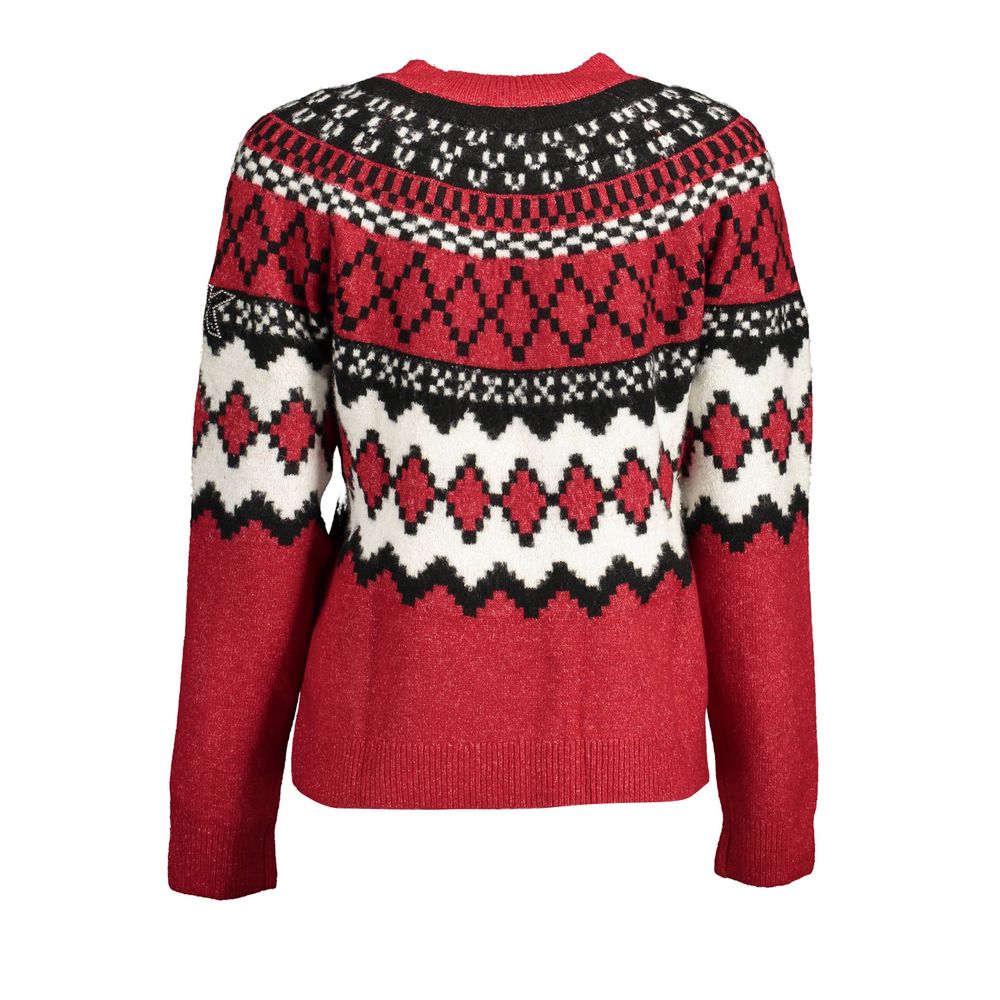 Rosso Polyester Women Sweater