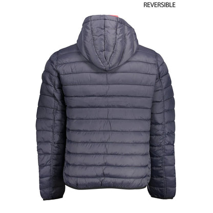 Blue Nylon Men's Jacket