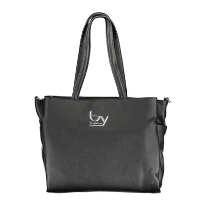 Black Polyurethane Women's Handbag