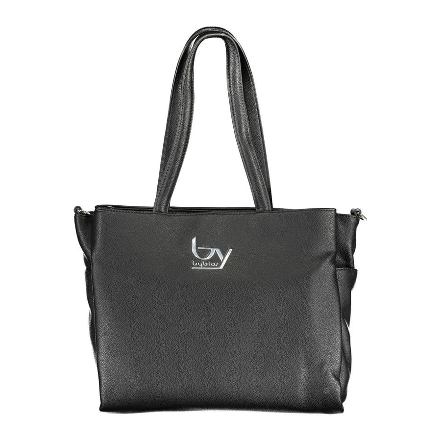 Black Polyurethane Women's Handbag