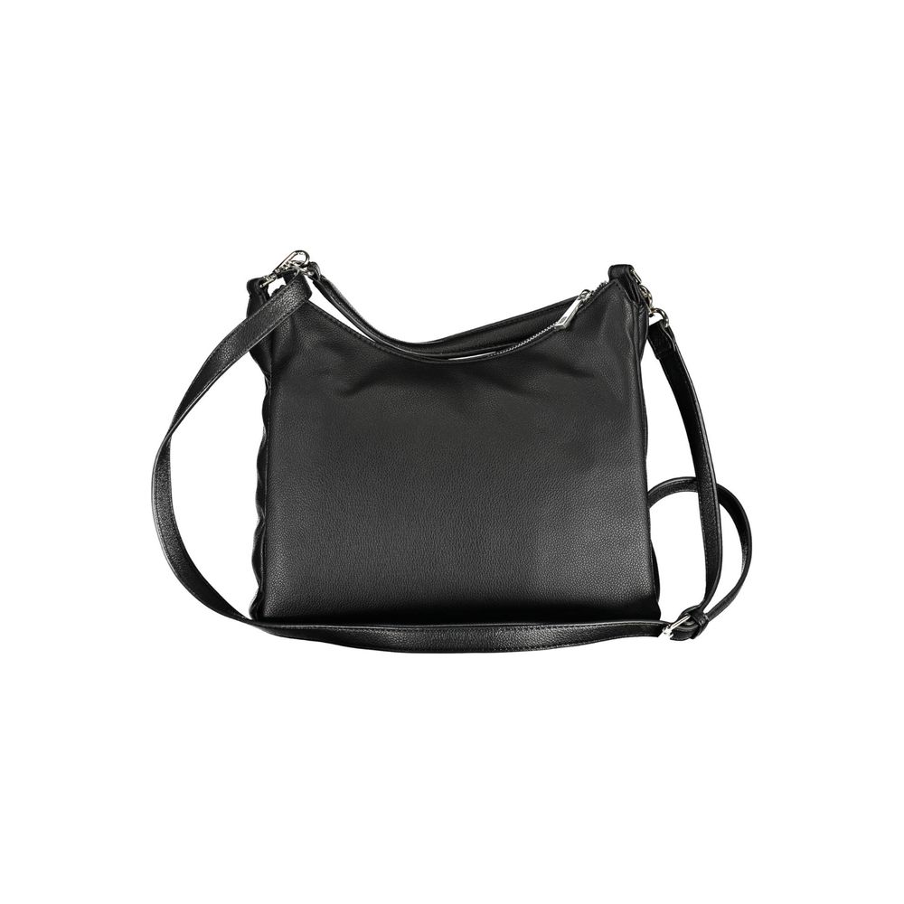Nero Polyurethane Women Handbag