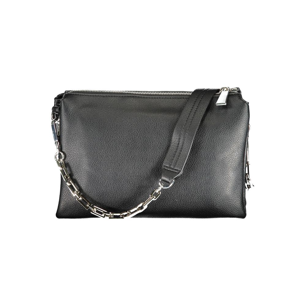 Nero Polyurethane Women Handbag