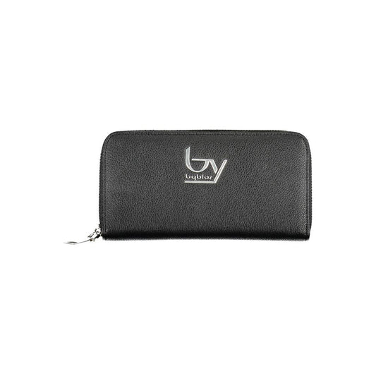 Black Polyurethane Women Wallet