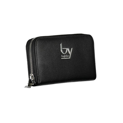 Black Polyurethane Women Wallet
