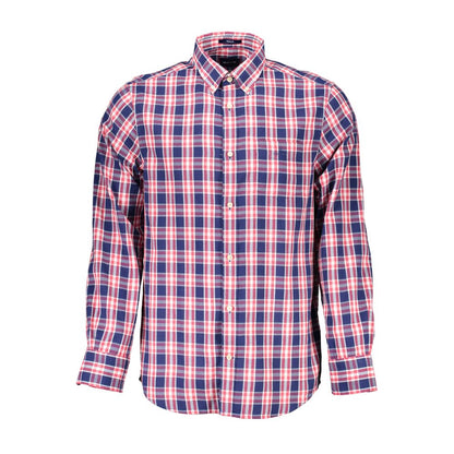 Blue Cotton Men's Shirt