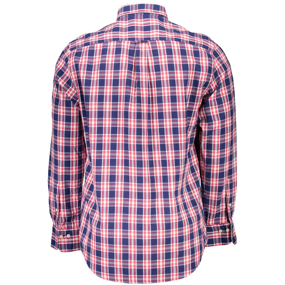Blue Cotton Men's Shirt