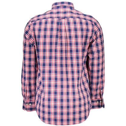 Blue Cotton Men's Shirt