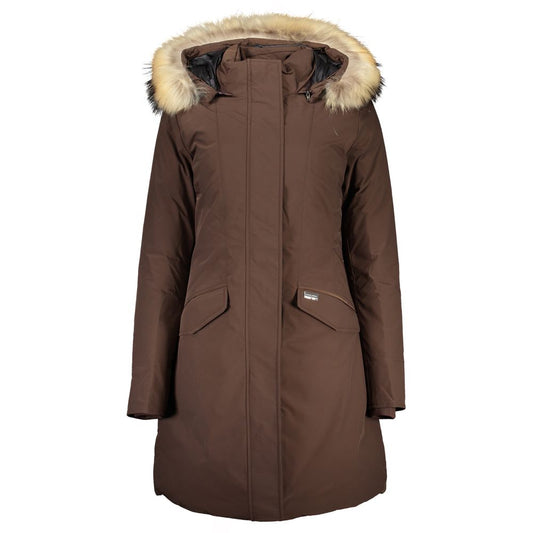 Marrone Cotton Women Jacket