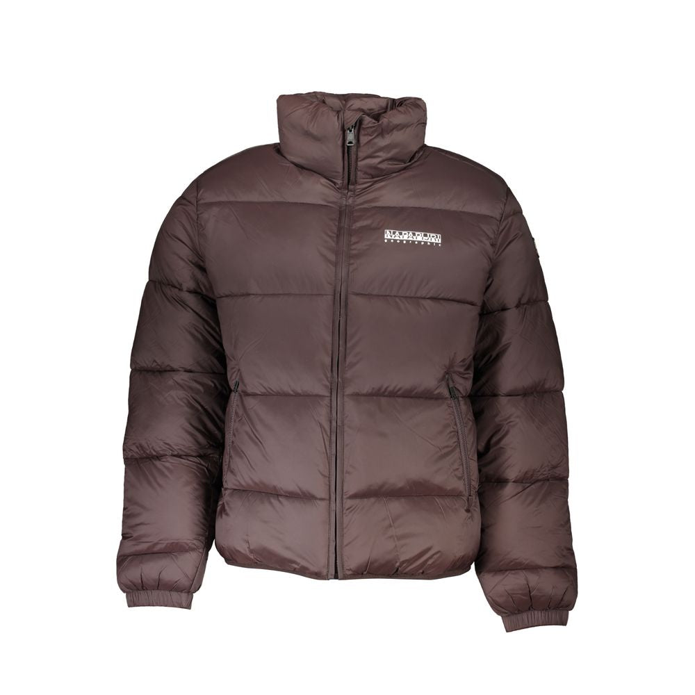 Marrone Poliammide Men's Jacket