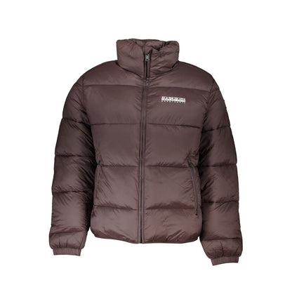 Marrone Poliammide Men's Jacket