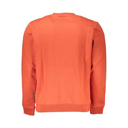 Red Cotton Men Sweatshirt