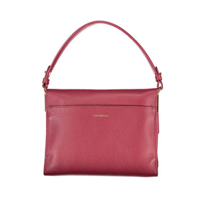 Red Leather Women Handbag