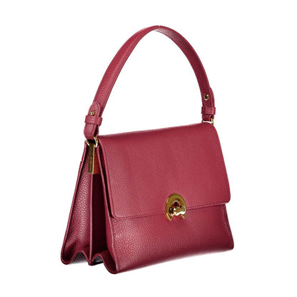 Red Leather Women Handbag
