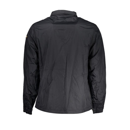 Black Polyester Shell Jacket