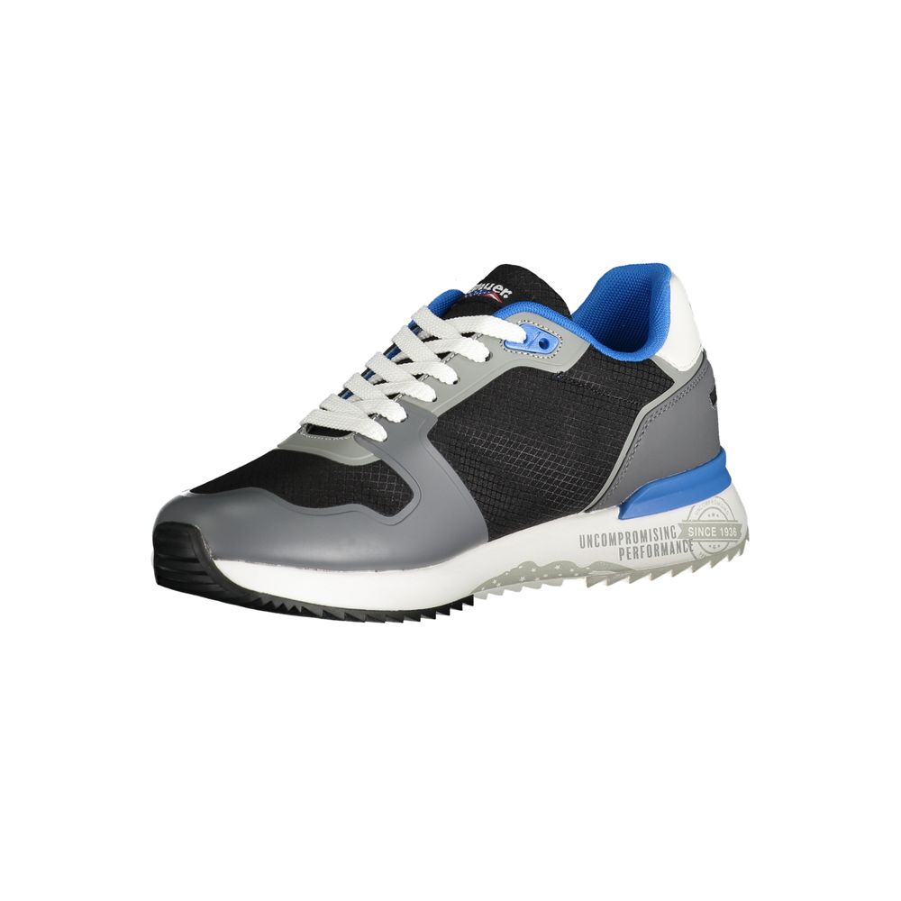 Grigio Polyurethane Men Sneaker