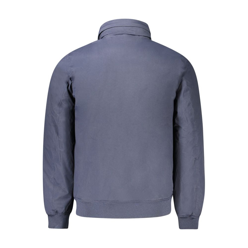 Blue Polyamide Jackets & Coat