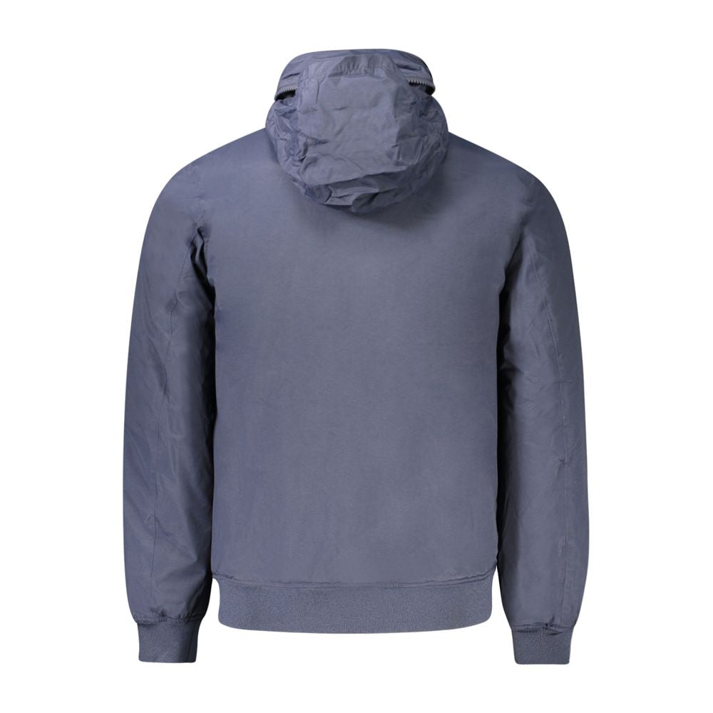 Blue Polyamide Jackets & Coat