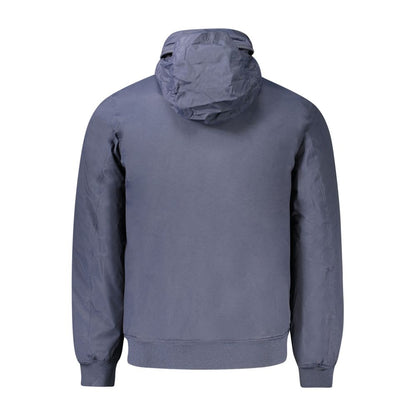 Blue Polyamide Jackets & Coat