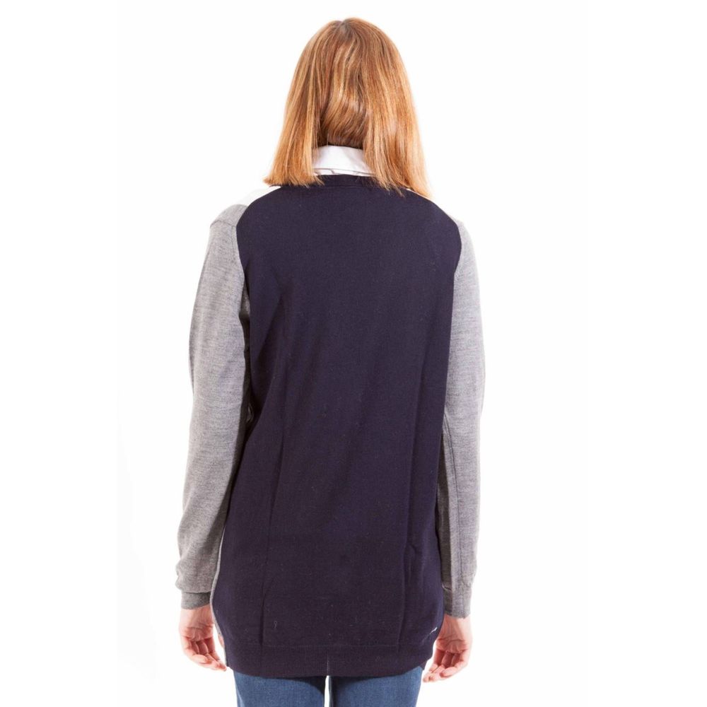 Grigio Wool Women Cardigan