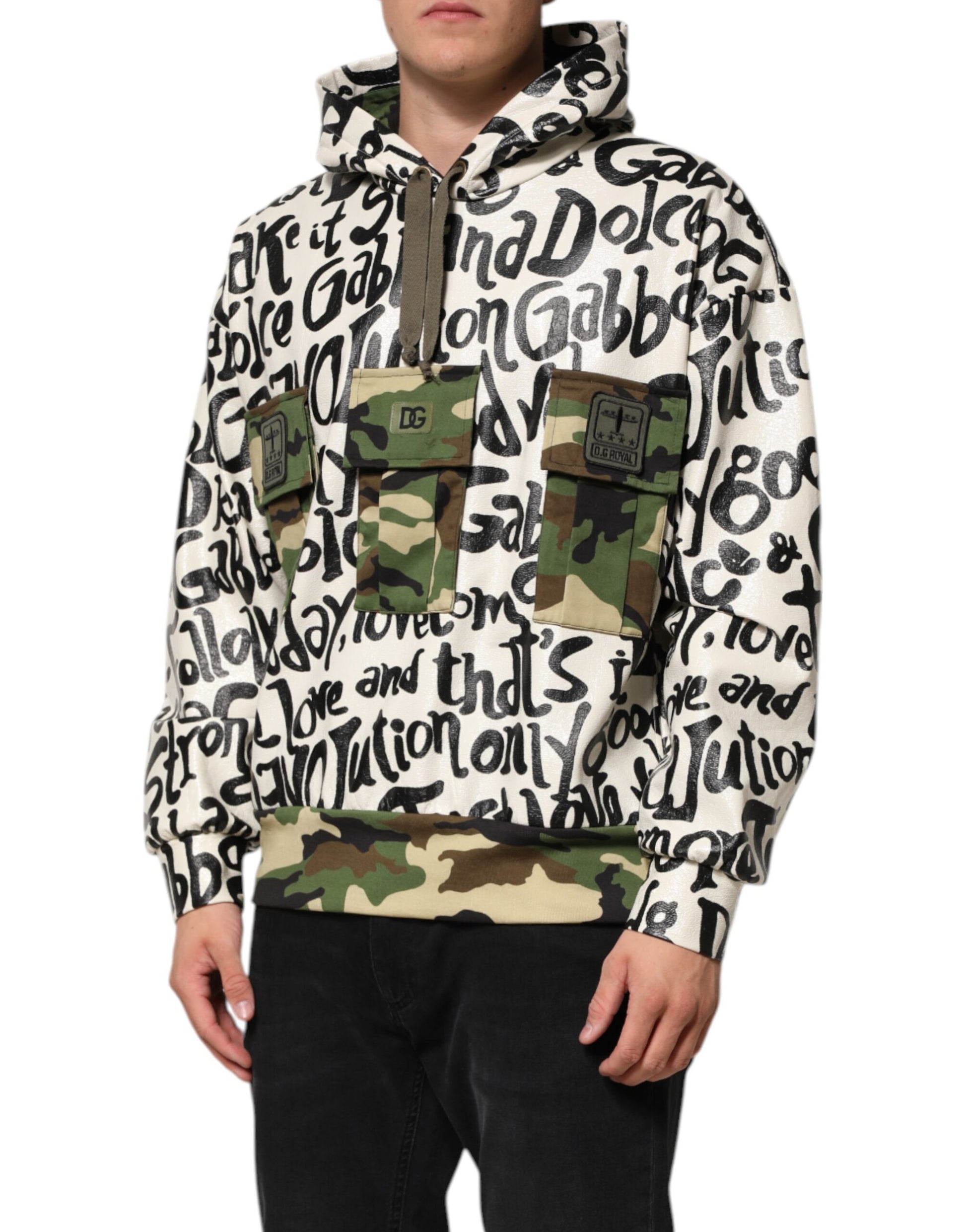 Multicolor Hooded DGMania Sweatshirt Sweater