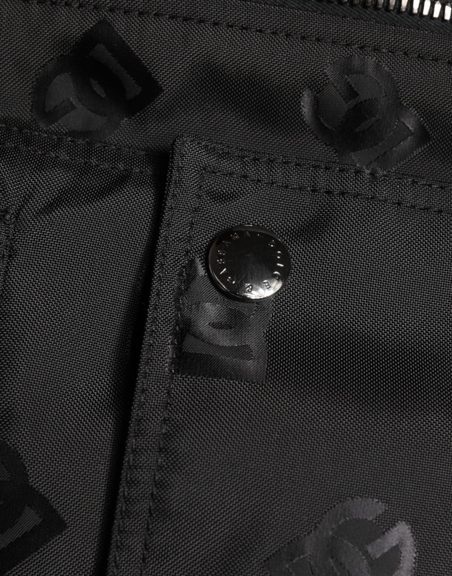 Black Cargo Windbraker Logo Mania Jacket