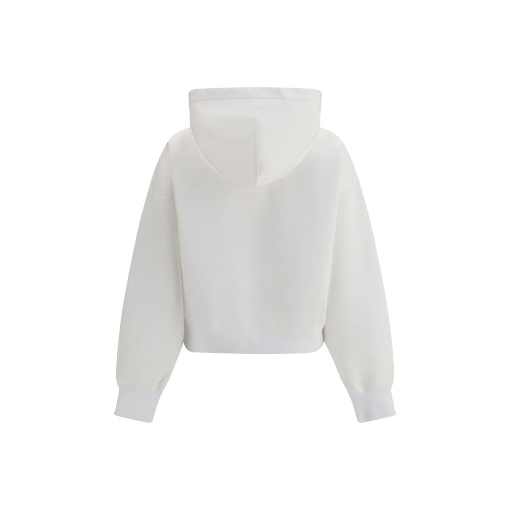 White Cotton Sweatshirt
