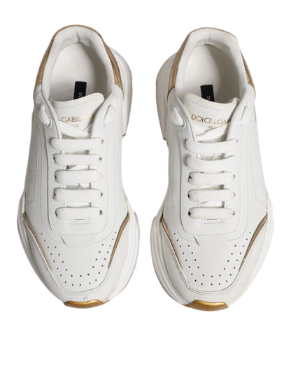 White Gold Daymaster Low Top Sneakers Shoes
