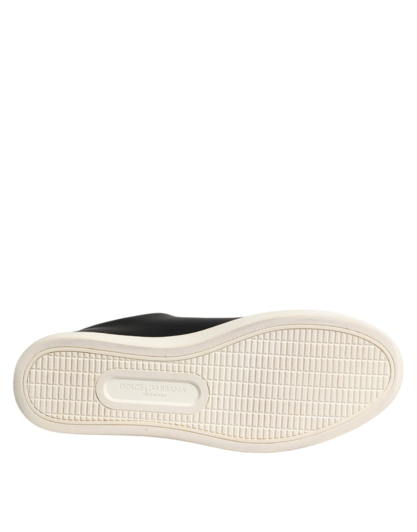 Black Leather Sacred Heart Sneakers Shoes