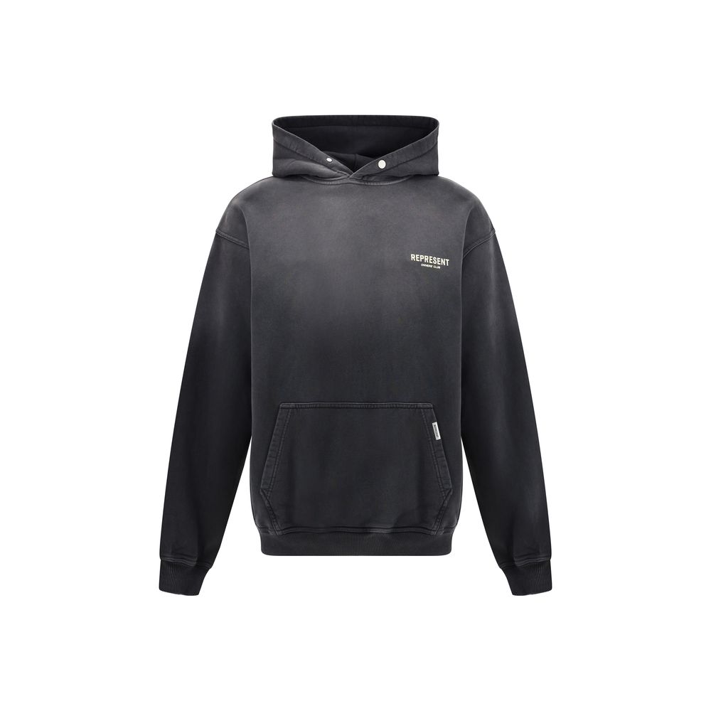 Black Cotton Sweatshirt