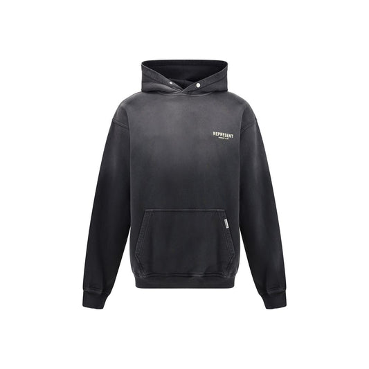 Black Cotton Sweatshirt