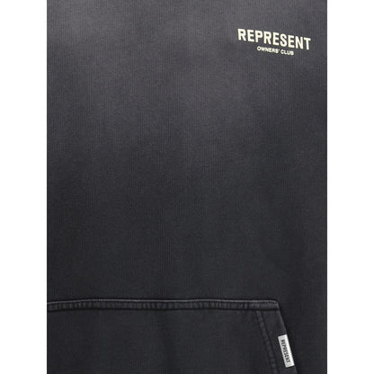 Black Cotton Sweatshirt