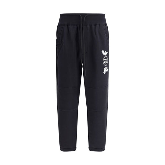 Black Cotton Joggers (Workout Pants)